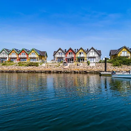 Feriehus Hafenspass - Sauna, Steg, Hafenblick, Kamin, Terrasse *